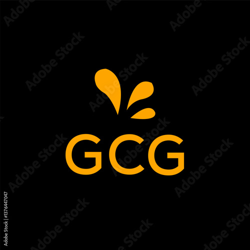 GCG creative minimalist letter logo.		
