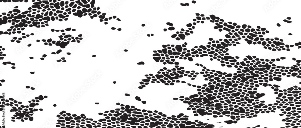 Monochrome texture composed of irregular graphic elements. Distressed uneven grunge background. Abstract vector illustration. Overlay for interesting effect and depth. Isolated on white background.
Monochrome texture composed of irregular graphic elements. Distressed uneven grunge background. Abstract vector illustration. Overlay for interesting effect and depth. Isolated on white background.