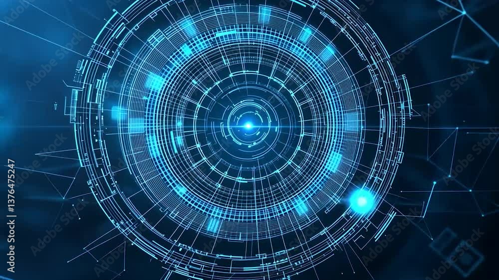 Abstract Futuristic Technology Background: Digital Network, Global Connection, and Innovation Abstract Futuristic Technology Background: Digital Network, Global Connection, and Innovation