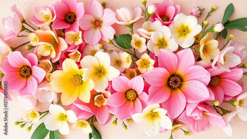 spring flowers background