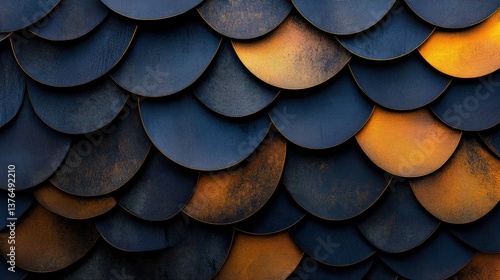 Wallpaper Mural Modern design studio artistic scalloped textured patterns Torontodigital.ca