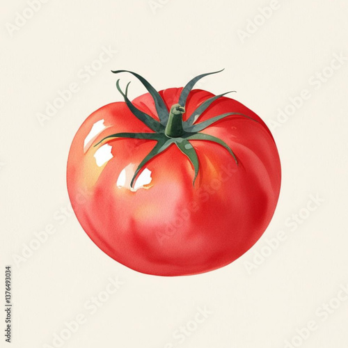 tomato on a white background
