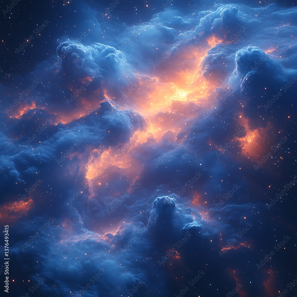 Bright nebula streak across starry sky high resolution picture Bright nebula streak across starry sky high resolution picture