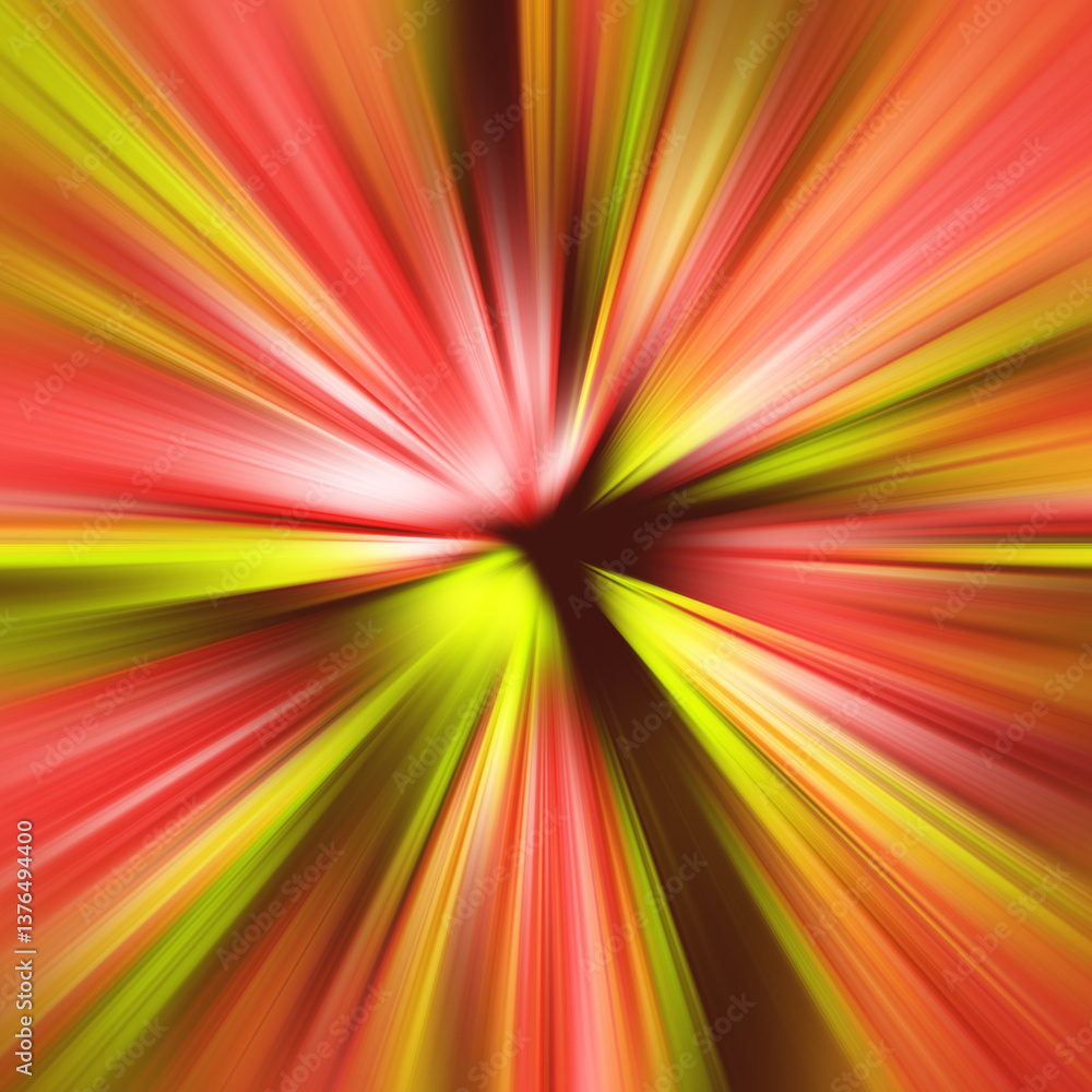 Fototapeta premium Colorful zoom motion effect. Abstract background.
