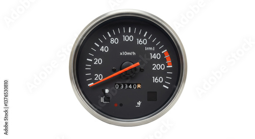 Fotografía Isolated Car Speedometer