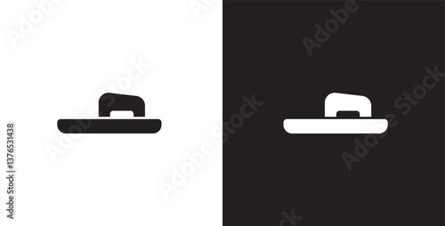 Flat icon of women's shoes. Sandals shoes vector illustration icon. Fashion icon on black and transparent background. Fashion icon.