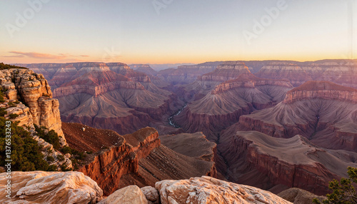 Grand Canyon landscape at sunset