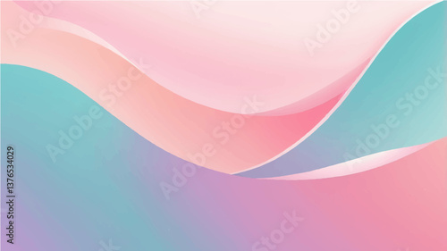 Soft pastel blended creative gradient background