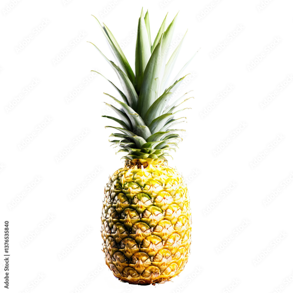 Fototapeta premium pineapple isolated on transparent background