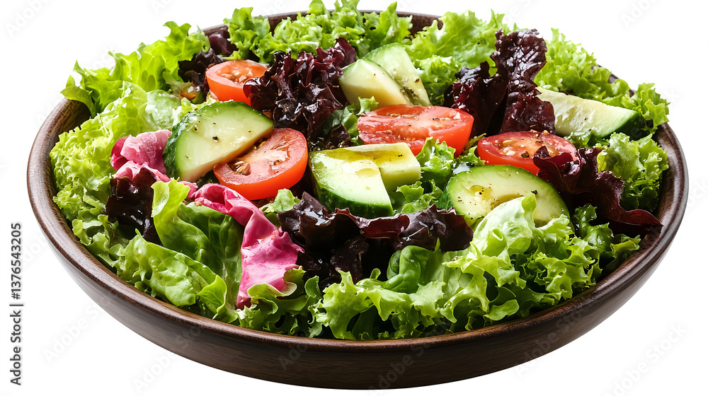 A healthy salad with mixed greens, colorful vegetables, avocado slices, and a drizzle of olive oil A healthy salad with mixed greens, colorful vegetables, avocado slices, and a drizzle of olive oil