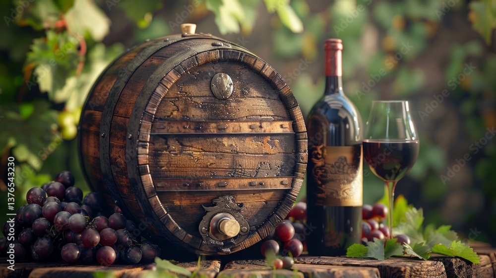 Fototapeta premium Splash of red wine