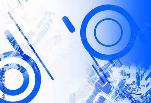 Fond grunge Frutiger Metro - effet flou glacé texturé - bleu profond