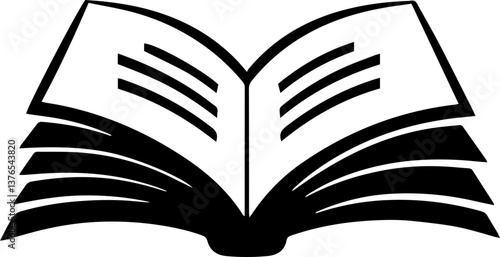 open book vector