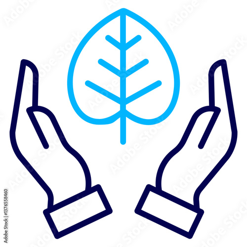 Protect tree Outline Color icon