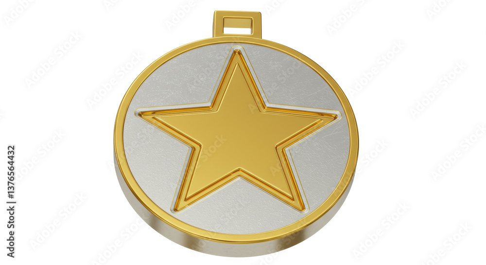 Isolated Star Medal Isolated Star Medal