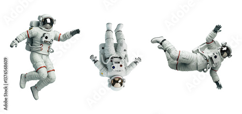 The astronaut set. Ideal for space themes, scientific exploration, advanced technology or creative projects related to the universe and space missions, nature.