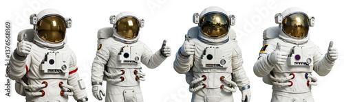 The astronaut set. Ideal for space themes, scientific exploration, advanced technology or creative projects related to the universe and space missions, nature.