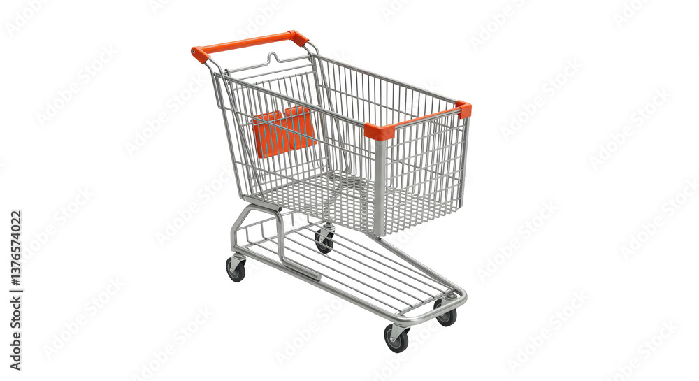 Isolated Shopping Cart Isolated Shopping Cart