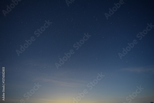 night sky with stars