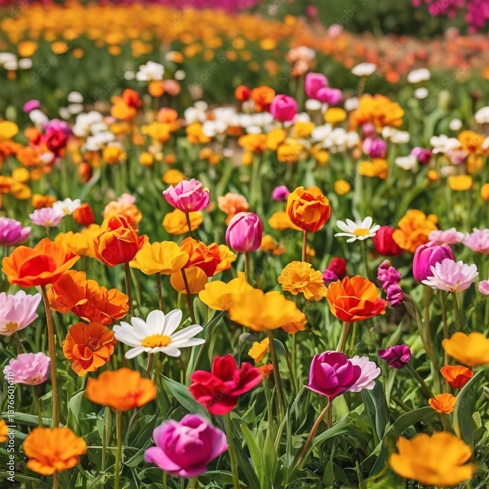 A beautiful blessing flower garden. A beautiful blessing flower garden.