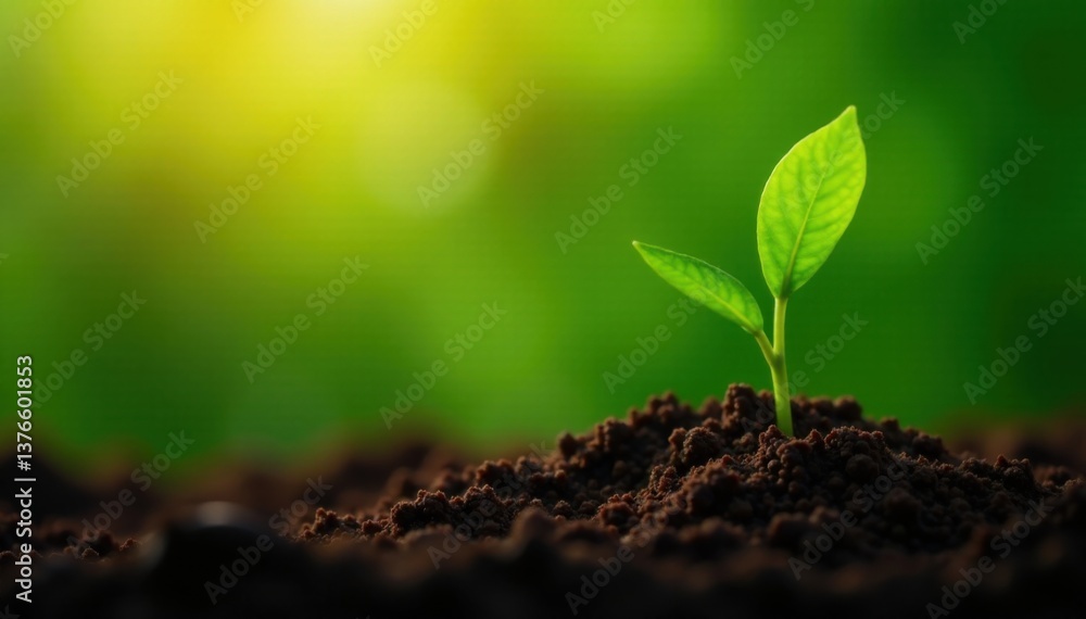 Coffee bean seedlings emerging from a mother plant in a natural setting, plants, foliage, agriculture Coffee bean seedlings emerging from a mother plant in a natural setting, plants, foliage, agriculture