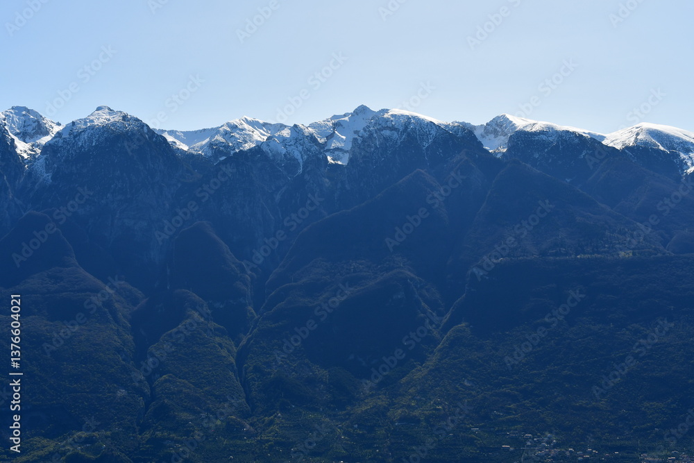 Schöne Landschaft bei Tignale oberhalb vom Gardasee