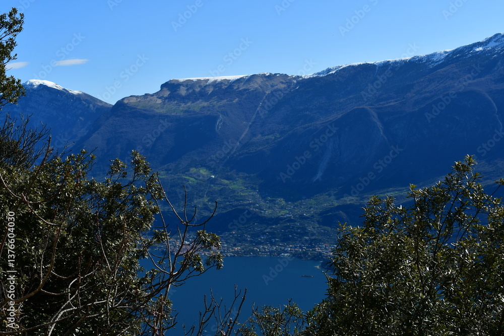 Schöne Landschaft bei Tignale oberhalb vom Gardasee