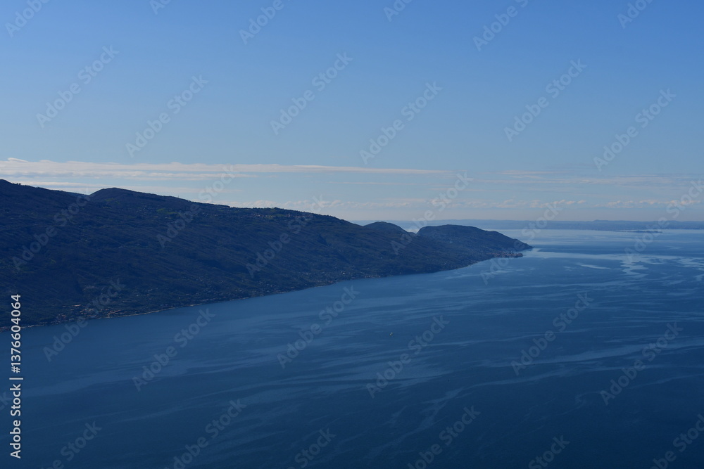 Blick zum Gardasee bei Tignale