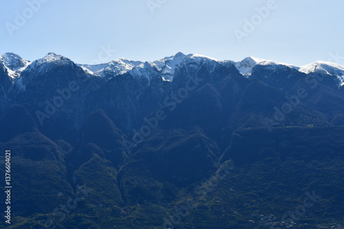 Obraz na płótnie Schöne Landschaft bei Tignale oberhalb vom Gardasee w salonie