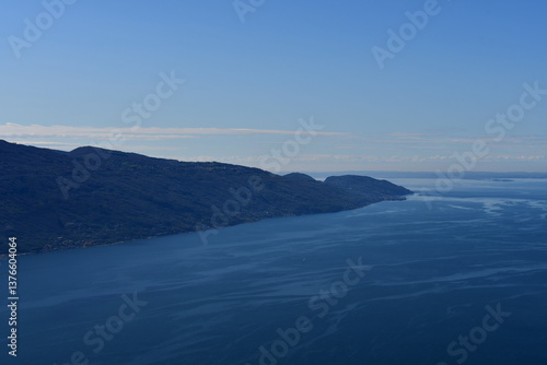 Blick zum Gardasee bei Tignale 