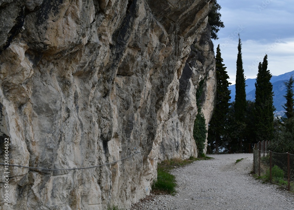 Die Ponale Straße bei Riva del Garda