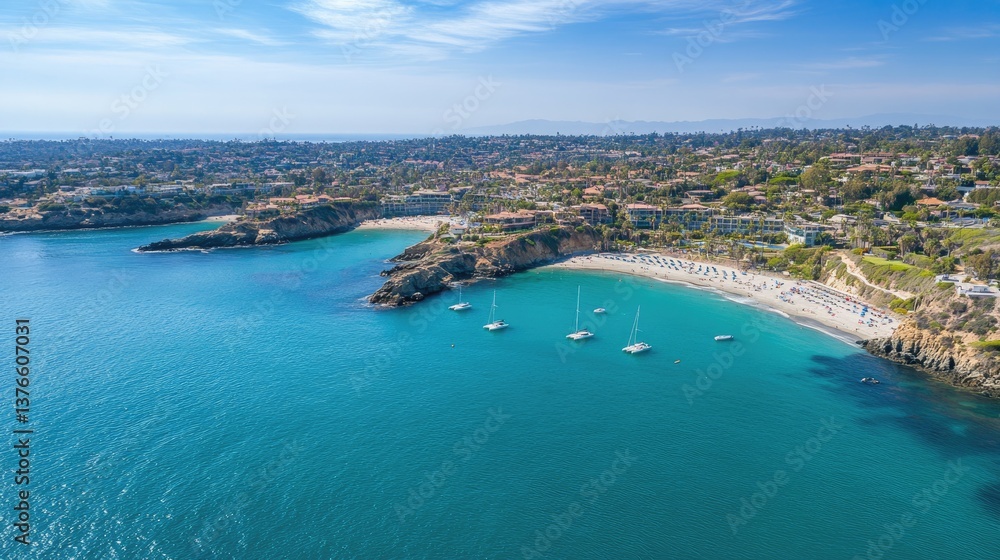 Stunning Aerial View of Newport Beach, California: Embrace the Blue Waters and Summer Vibes of the Coastline Stunning Aerial View of Newport Beach, California: Embrace the Blue Waters and Summer Vibes of the Coastline