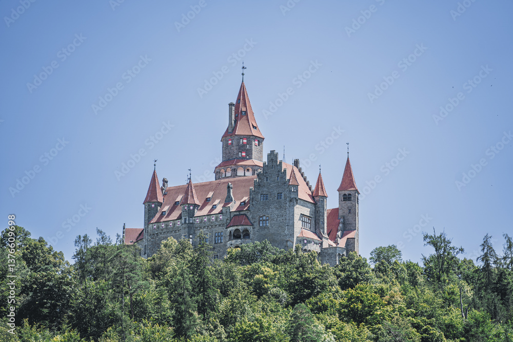castle bouzov in Czech Republic castle bouzov in Czech Republic