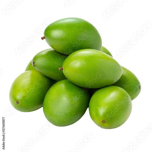 Wallpaper Mural A Pile of Fresh Green Mangoes Ready to Eat Juicy Tropical Fruit Delicious Summer Snack Torontodigital.ca