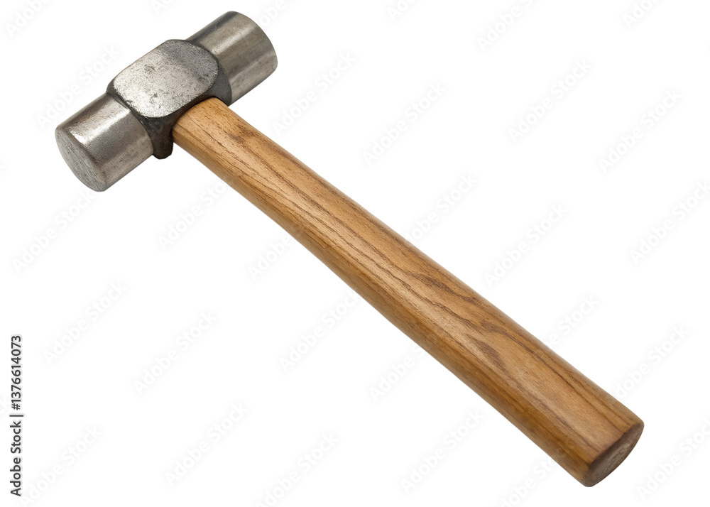 A highquality image of a meticulously crafted woodenhandled hammer showcasing its robust metal head and elegant wood grain A highquality image of a meticulously crafted woodenhandled hammer showcasing its robust metal head and elegant wood grain
