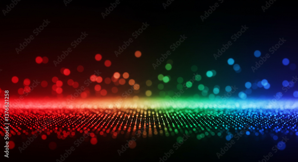 Fototapeta premium Abstract Light Streaks Background for Futuristic Visual Content