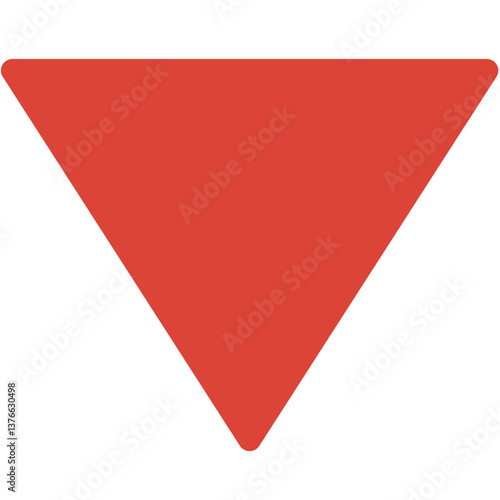 Red Down Triangle
