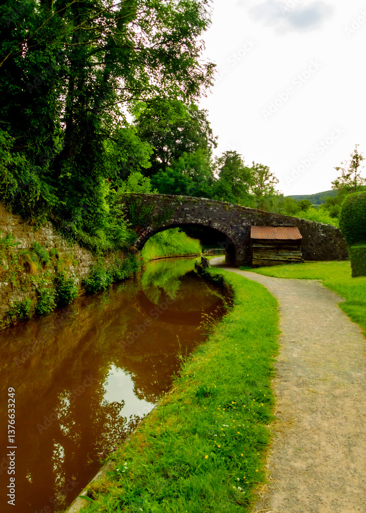 Fototapeta premium bridge over a canal