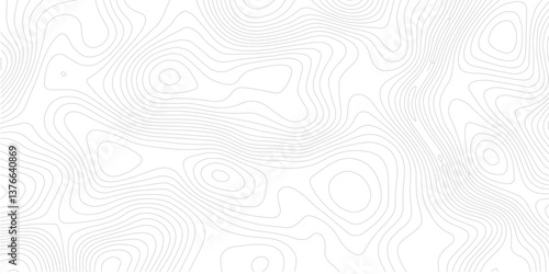 Stylish and Elegant Transparent PNG Map Featuring Topographic Wavy Line Designs on a Crisp White Background, Perfect for Trendy, Minimalist Aesthetic and Professional Geospatial Projects