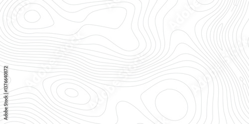 Minimalist Transparent PNG Topographic Map with Smooth, Flowing Wavy Lines and a Pure White Background, Crafted for Sleek and Contemporary Graphic Design, Geospatial Projects, and Mapping