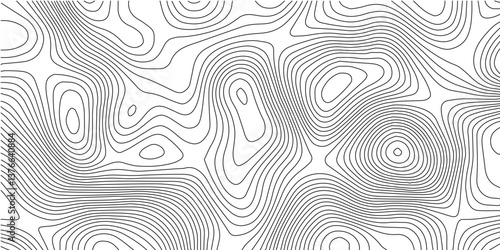 Stylish and Elegant Transparent PNG Map Featuring Topographic Wavy Line Designs on a Crisp White Background, Perfect for Trendy, Minimalist Aesthetic and Professional Geospatial Projects