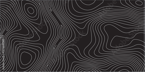 Modern Transparent PNG Topographic Line Map with Gracefully Curved, Fluid Wavy Patterns Over a White Background, Ideal for Minimalist Design, Cartography, and Professional Visual Projects