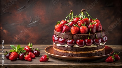 Cherries in a basket