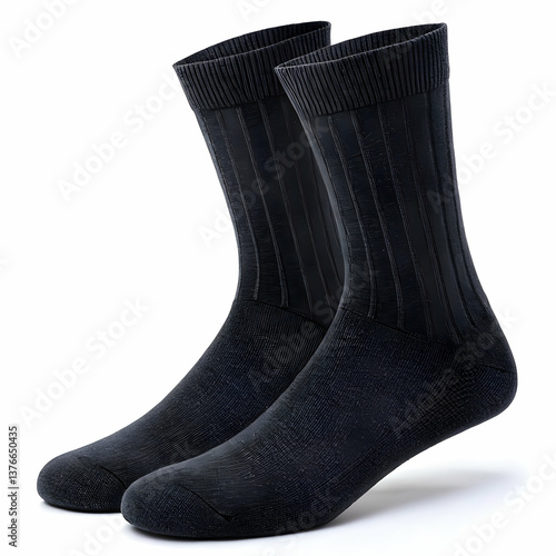 New socks isolated on white