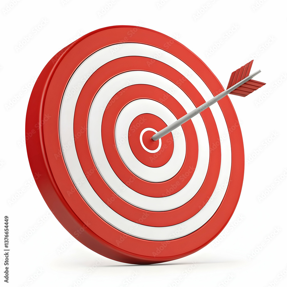 Target and arrow Target and arrow