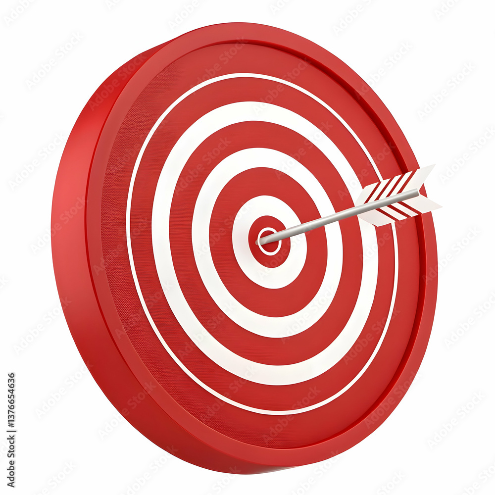 Target and arrow Target and arrow