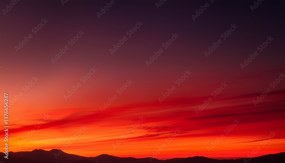 Fototapeta premium sunset in the mountains