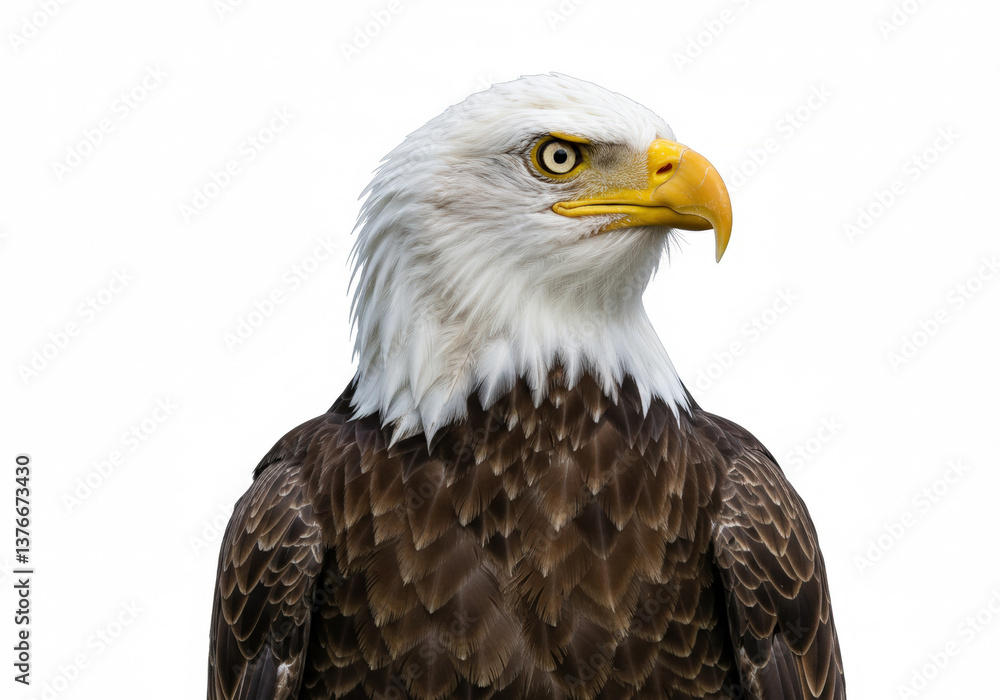 Eagle on wite background Eagle on wite background