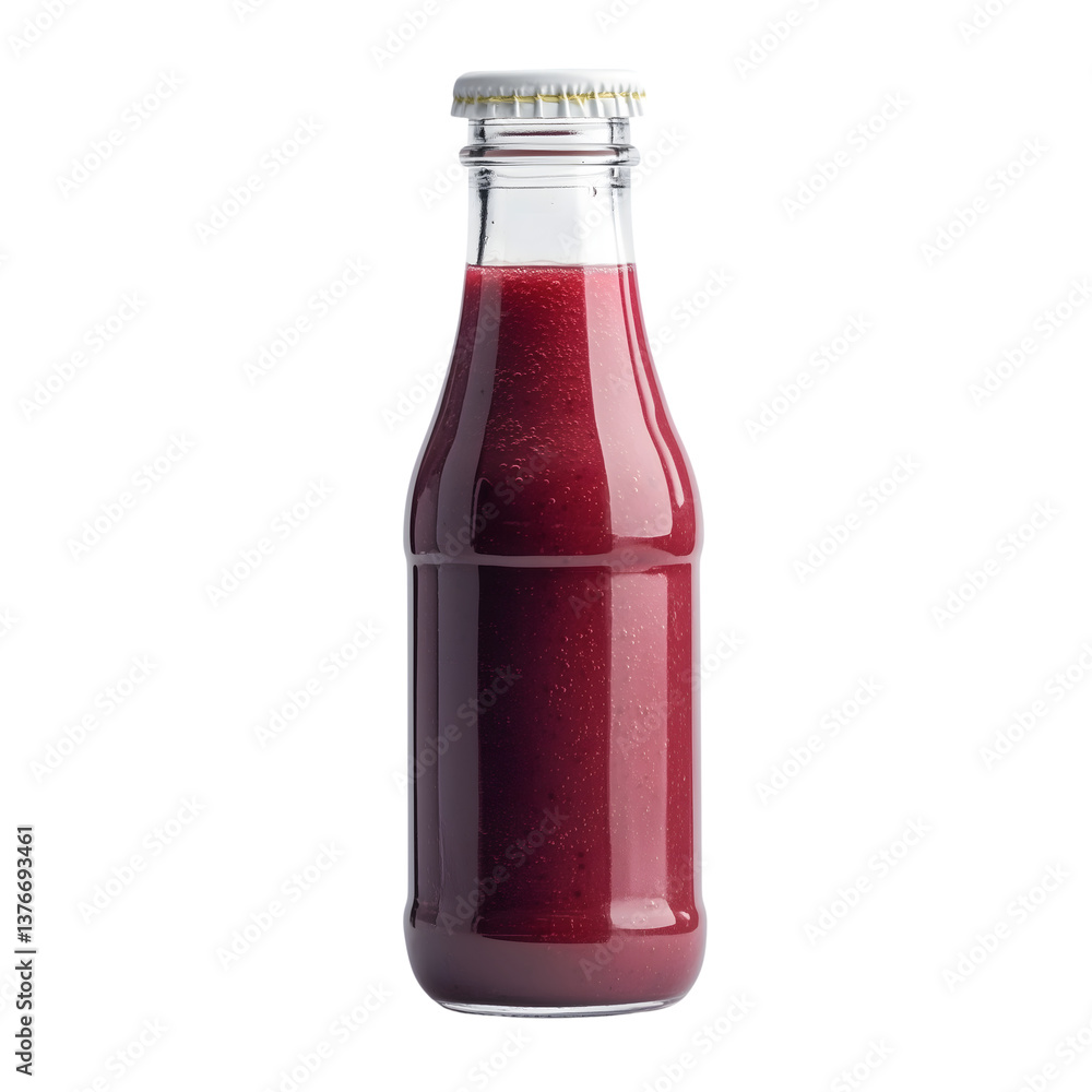 Delicious Berry Smoothie in Glass Bottle Refreshing & Healthy Drink Delicious Berry Smoothie in Glass Bottle Refreshing & Healthy Drink