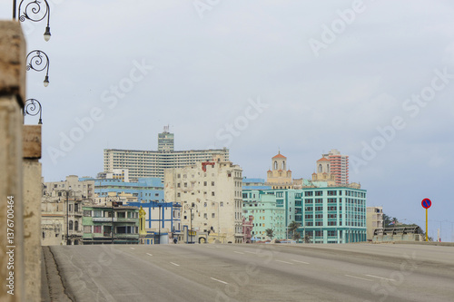 Obraz na płótnie Kuba, Centro Habana, Centro Havanna, Malecon, Habana w salonie
